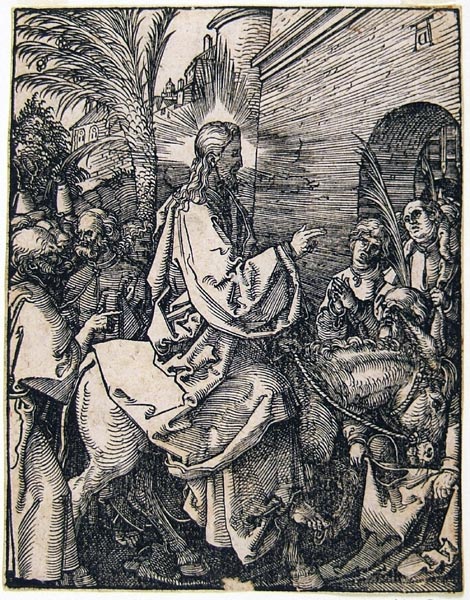 D?rer Albrecht - L' Entrata di Cristo a Gerusalemme (dalla serie: La Piccola Passione)